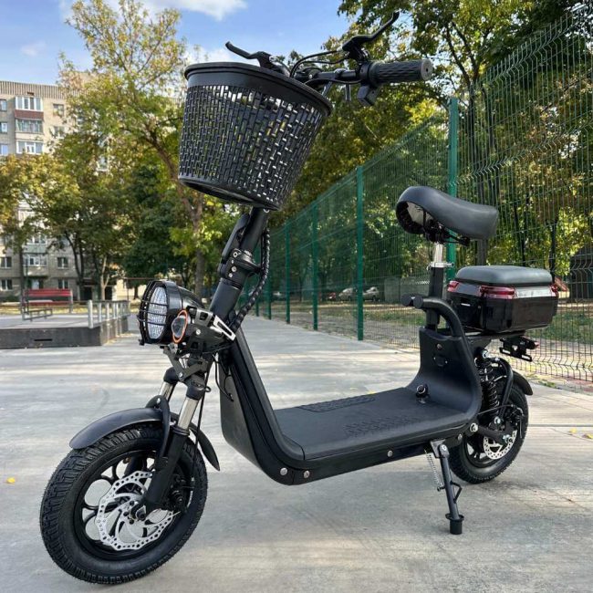 zen_u_12_chornyi_glavnya-650x650 Електросамокат EVOBIKE Zen U12 15Ah 800W - Зображення 1