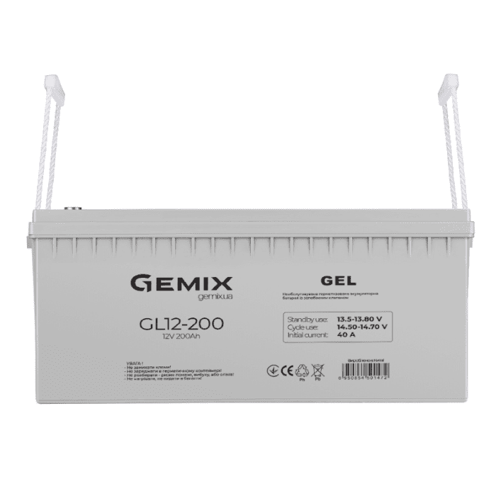 gemix-gl12-200-1.700x800 Аккумуляторная батарея Gemix GL12-200 - Зображення 1